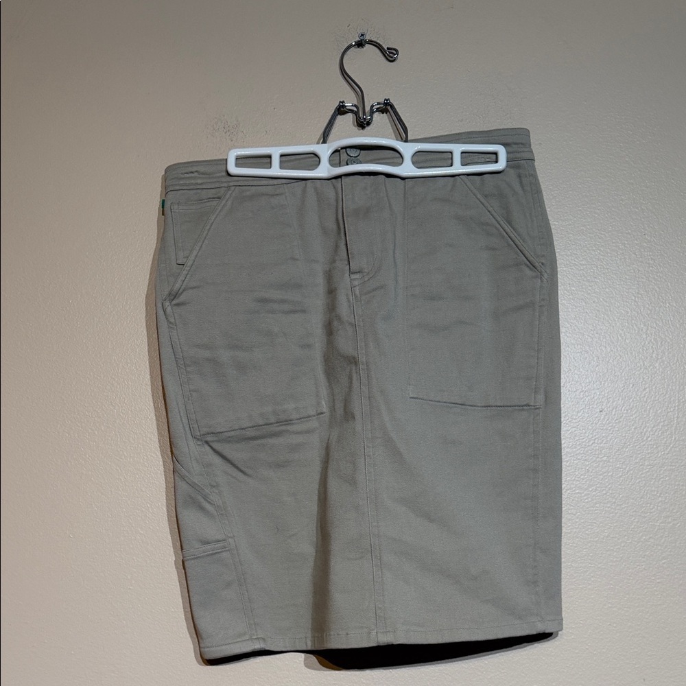 Buffalo David Bitton Women's Tan Cargo Skirt